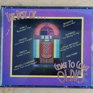 The Best of the Coast to Coast Oldies 3 CDs in Thick Jewel Box 50's Rock & Roll